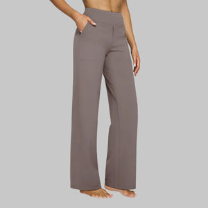 Comfort Fit Broek met Zachte Stretch en Brede Tailleband – Soepel & Veelzijdig – Tess