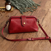 Dames leren crossbody tas met verstelbare schouderband – tijdloos & elegant – Valéssine