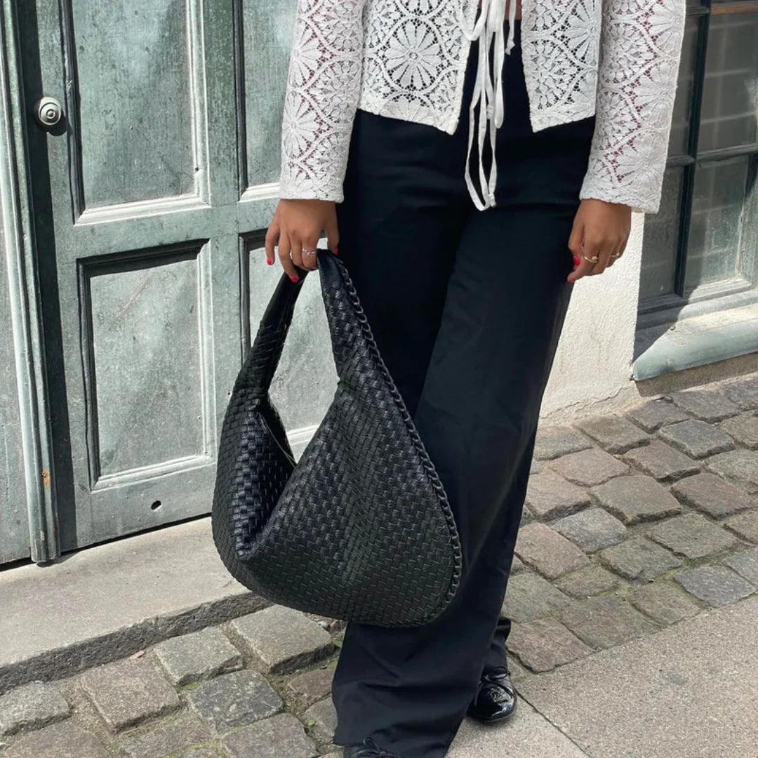 Aveline Geweven Dames Handtas – Vegan Schoudertas