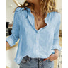 Dames Blouse met Ruches en Knopen – Elegant & Vrouwelijk – Céline