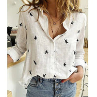 Dames Blouse met Ruches en Knopen – Elegant & Vrouwelijk – Céline