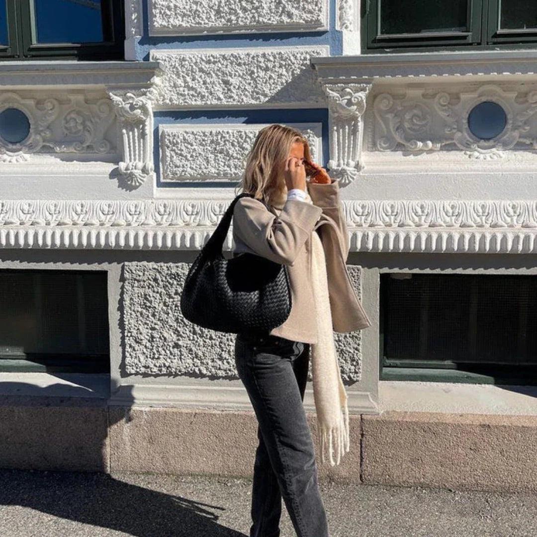 Aveline Geweven Dames Handtas – Vegan Schoudertas