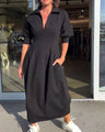 Dames Midi Jurk – Elegant & Comfortabel – Élodie