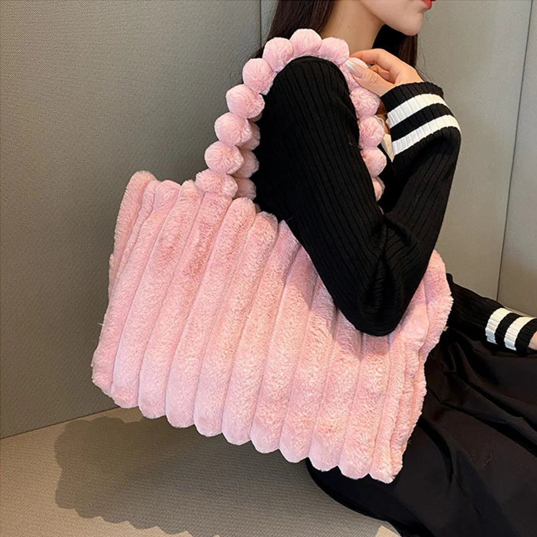 Dames Shopper van Zachte Stof – Ruim & Comfortabel – Éloïra