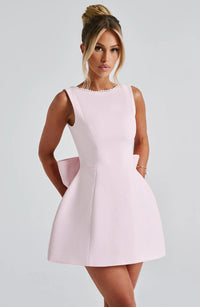 Dames Mini Jurk met Pareldetails – Elegant & Feestelijk – Aurélie