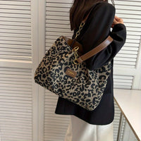 Leona Dames Shopper – Luipaardprint Handtas