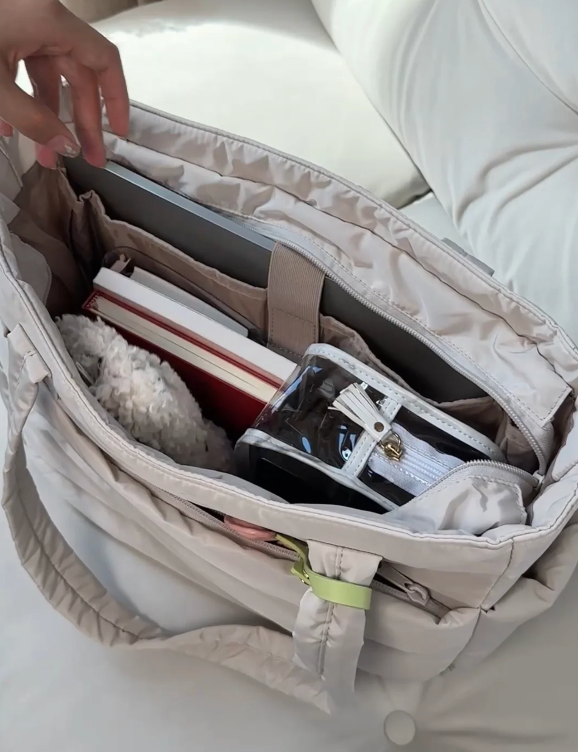 Éloise Dames Shopper – Gewatteerde Lichtgewicht Handtas