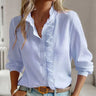 Dames Blouse met Knopen – Tijdloos & Stijlvol – Seralune