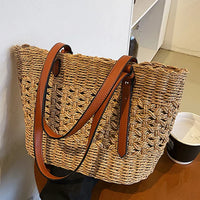 Dames Boho Strandtas – Geweven & Ruim – Solène