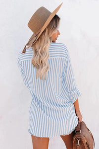 Dames Gestreepte Blouse – Casual & Stijlvol – Mirelune