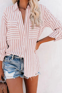 Dames Gestreepte Blouse – Casual & Stijlvol – Mirelune