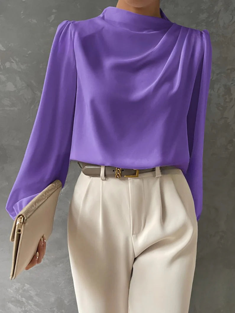 Dames Relaxed Fit Blouse – Elegant & Tijdloos – Valestréa