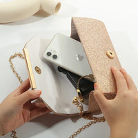 Dames clutch handtas met effen design – elegant & feestelijk – Veloura