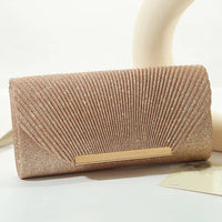 Dames clutch handtas met effen design – elegant & feestelijk – Veloura