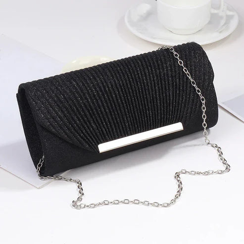 Dames clutch handtas met effen design – elegant & feestelijk – Veloura