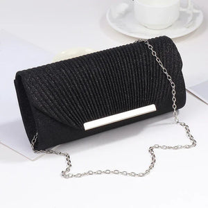 Dames clutch handtas met effen design – elegant & feestelijk – Veloura