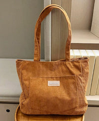 Dames Grote Shopper Tas van Ribstof – Ruim & Praktisch – Isabelle