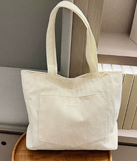 Dames Grote Shopper Tas van Ribstof – Ruim & Praktisch – Isabelle