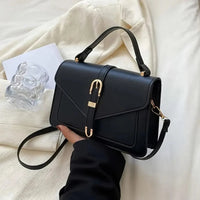 Dames Schoudertas met Gespsluiting – Compact & Elegant – Eloria