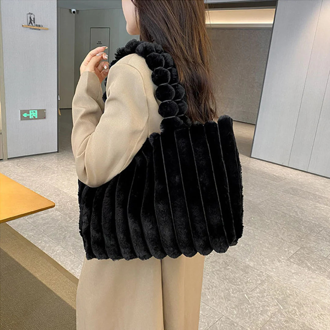 Dames Shopper van Zachte Stof – Ruim & Comfortabel – Éloïra