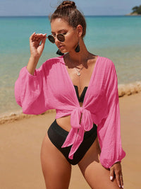 Effen Kimono met Striksluiting – Luchtige Zomerse Cover-up – Anaïs
