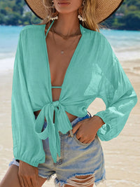 Effen Kimono met Striksluiting – Luchtige Zomerse Cover-up – Anaïs