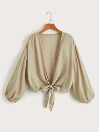 Effen Kimono met Striksluiting – Luchtige Zomerse Cover-up – Anaïs