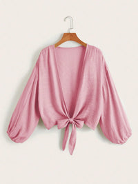 Effen Kimono met Striksluiting – Luchtige Zomerse Cover-up – Anaïs