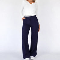 High-Waist Pantalon met Rechte Pijpen – Elegant & Tijdloos – Anneloes