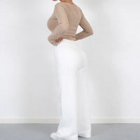High-Waist Pantalon met Rechte Pijpen – Elegant & Tijdloos – Anneloes