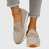 Loafers met Gouden Gesp en Plateauzool – Verzorgd & Veelzijdig – Ariane