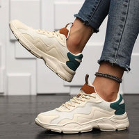Sneakers met Chunky Zool, Ademend Mesh en Kleurpanelen – Stoer & Veelzijdig – Aurianne