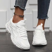 Sneakers met Chunky Zool, Ademend Mesh en Kleurpanelen – Stoer & Veelzijdig – Aurianne
