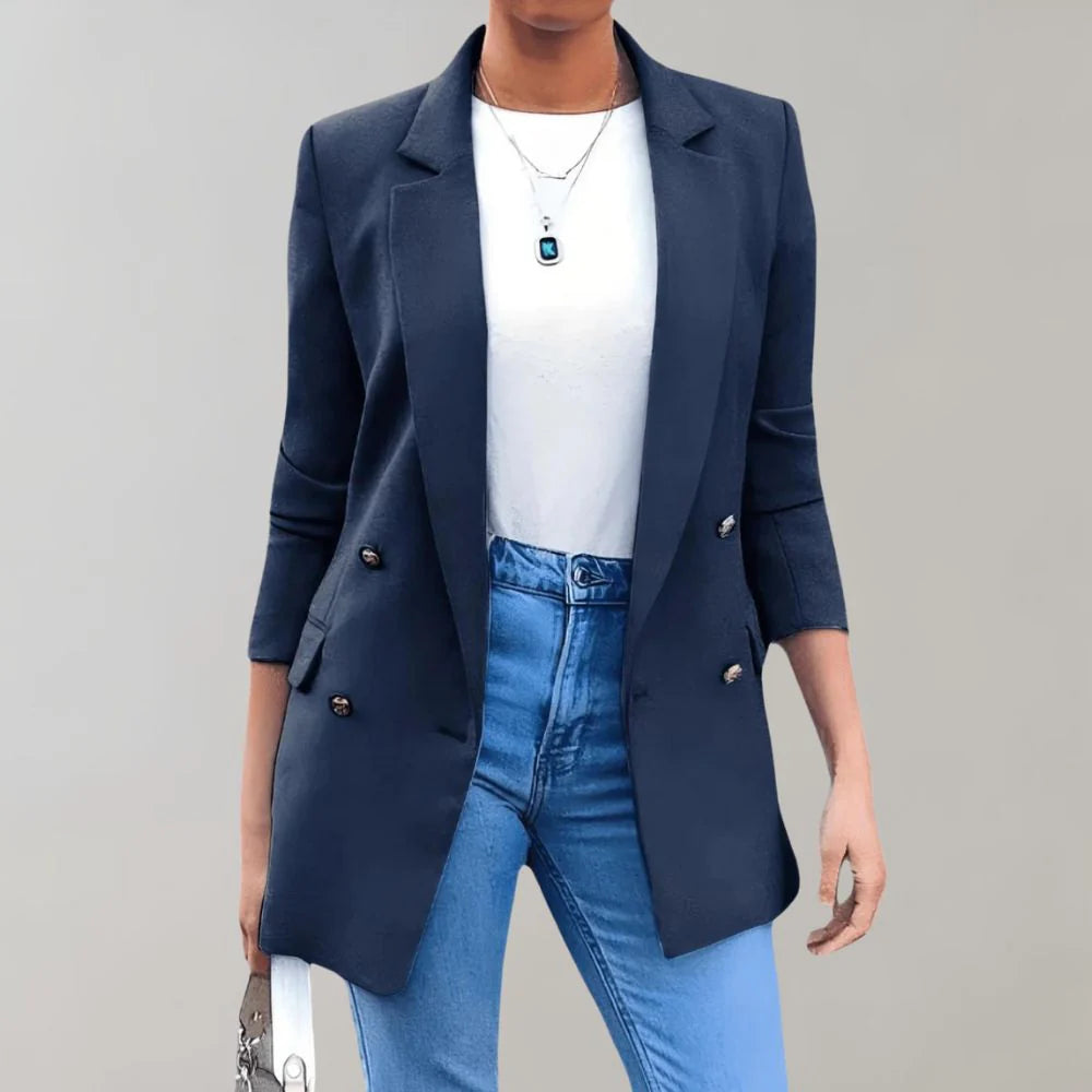 Getailleerde Blazer met Elegante Uitstraling – Tijdloos & Vrouwelijk – Avelinne