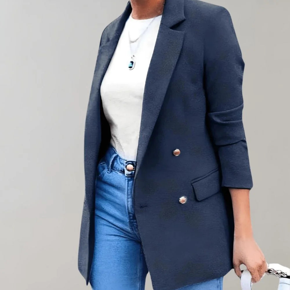 Getailleerde Blazer met Elegante Uitstraling – Tijdloos & Vrouwelijk – Avelinne