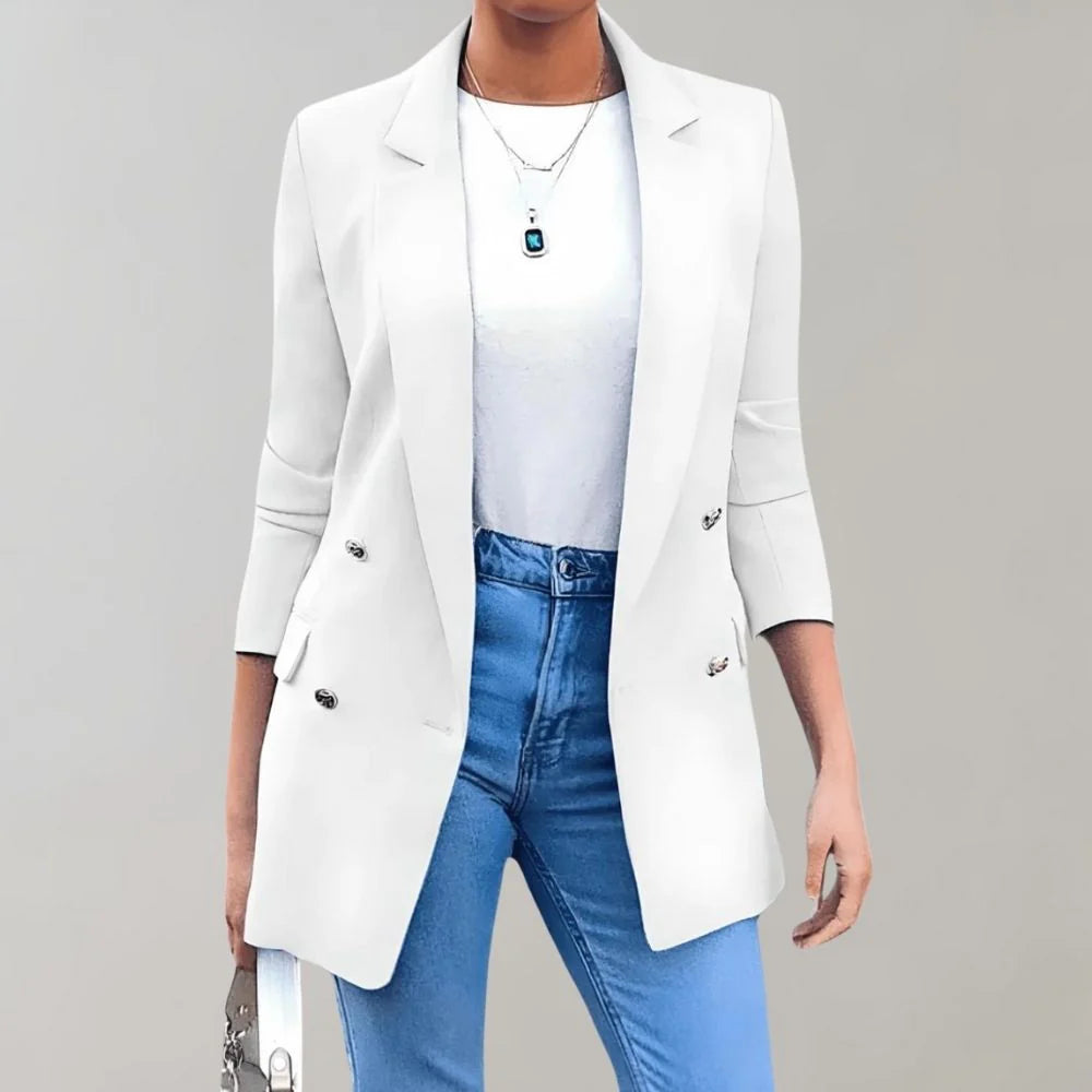 Getailleerde Blazer met Elegante Uitstraling – Tijdloos & Vrouwelijk – Avelinne