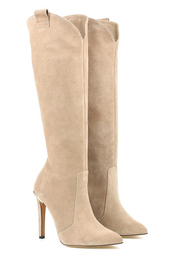 Elegante Hoge Laarzen met 8 cm Hak – Chic & Comfortabel – Lieve