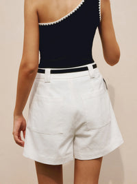 Casual Zomershort van Katoen-Linnenmix – Ademend & Comfortabel – Bérénice