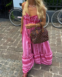 Sierlijke Maxi Zomerjurk met A-lijn Pasvorm – Elegant & Vrouwelijk – Capucine