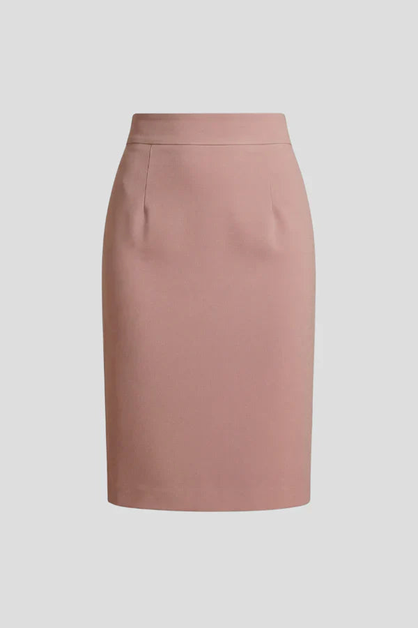 Dames Midi Rok met Hoge Taille en Tijdloze Pasvorm – Elegant & Veelzijdig – Coravelle