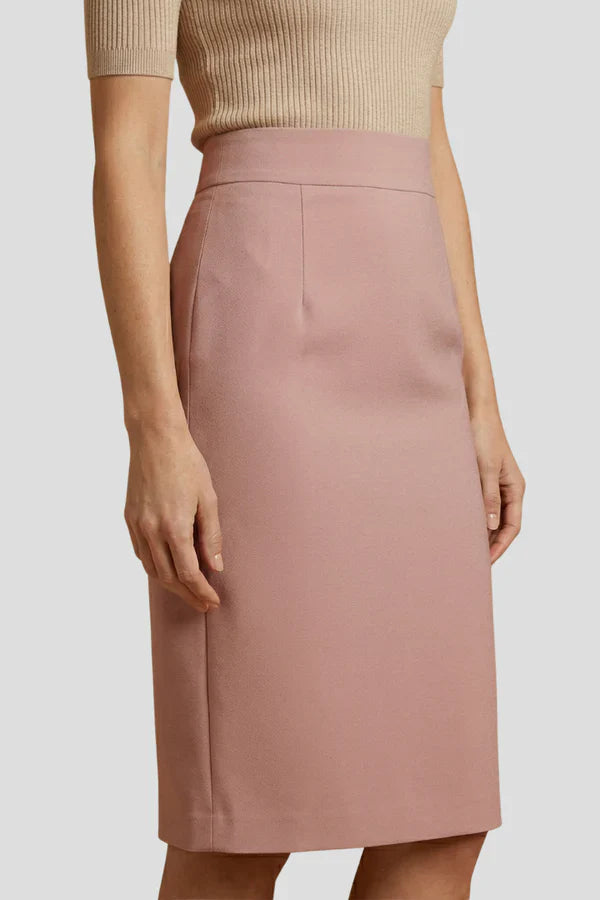 Dames Midi Rok met Hoge Taille en Tijdloze Pasvorm – Elegant & Veelzijdig – Coravelle