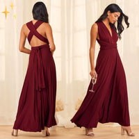 Dames multiway maxi wikkeljurk – elegant & veelzijdig – Élaréva
