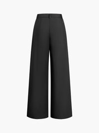 Elegante Wide-Leg Pantalon met Hoge Taille – Vloeiend & Veelzijdig – Eva