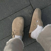 Suède Look Pantoffels met Antislip Zool – Comfortabel & Veelzijdig – Fenna