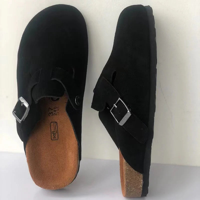 Suède Look Pantoffels met Antislip Zool – Comfortabel & Veelzijdig – Fenna