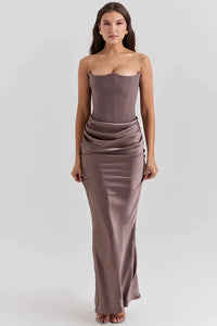 Strapless Bodycon Midi Jurk – Chic & Verleidelijk – Ghislaine