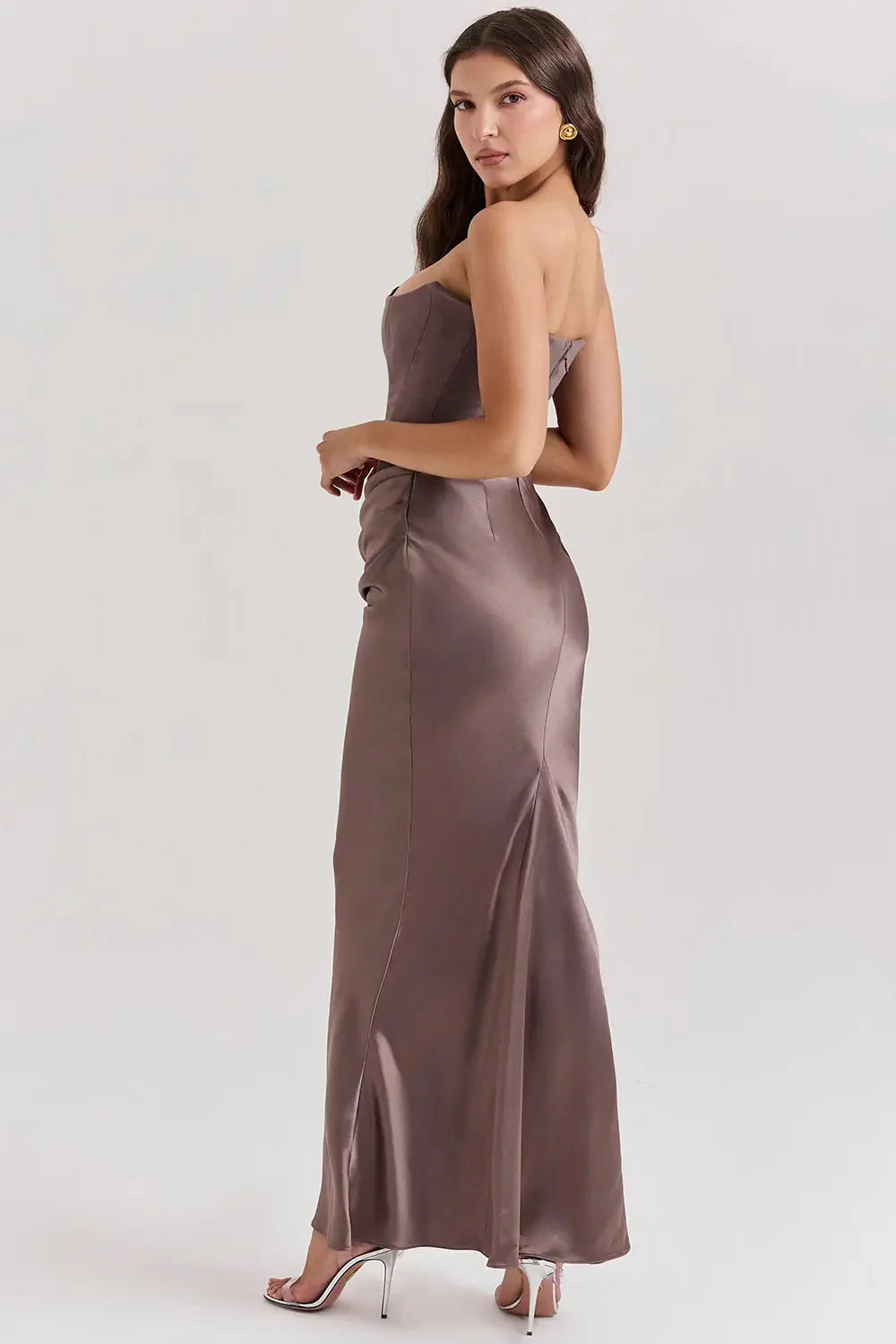 Strapless Bodycon Midi Jurk – Chic & Verleidelijk – Ghislaine