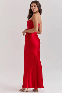 Strapless Bodycon Midi Jurk – Chic & Verleidelijk – Ghislaine