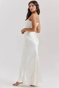 Strapless Bodycon Midi Jurk – Chic & Verleidelijk – Ghislaine