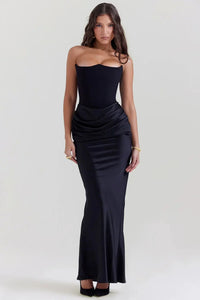 Strapless Bodycon Midi Jurk – Chic & Verleidelijk – Ghislaine